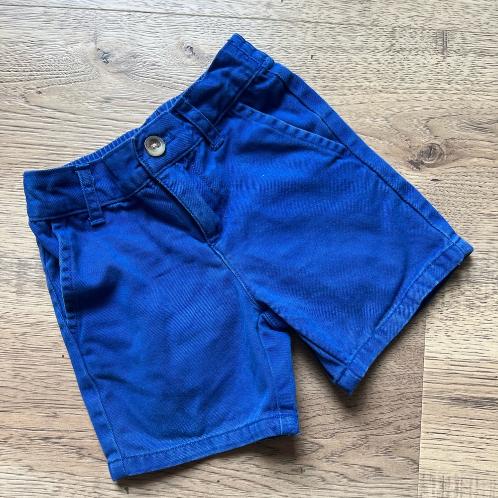 6-12m Janie & Jack Boys Bright Blue Shorts